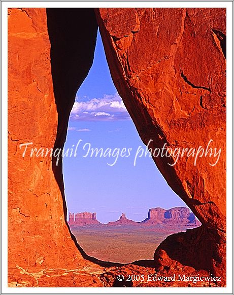 450293---The Tear Drop and Monument Valley in the distance